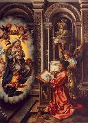 Jan Gossaert Mabuse Saint Luke Painting the Virgin oil painting artist